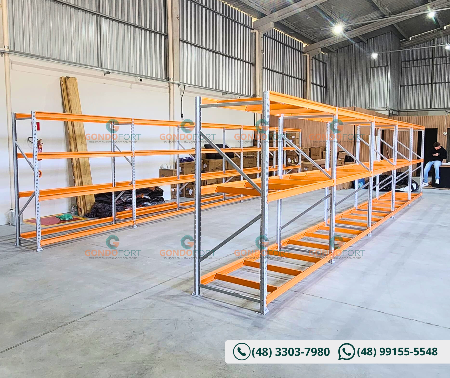 Centro de distribuição | Porta Pallet e Bancadas